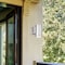 Designers Fountain Barrow 6in Satin Platinum Integrated LED Outdoor Line Voltage Wall Sconce LED33001-SP - alternate 2